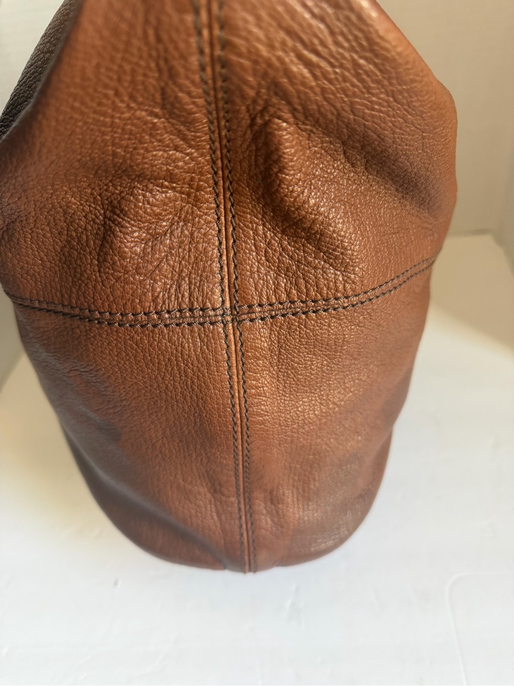 Givenchy Brown Leather Satchel with Gold-Tone Hardware - Picture 8 of 15